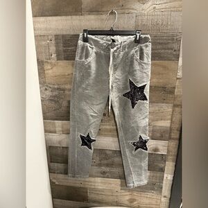 Venti6 | Star Sequin Jogger Pants
